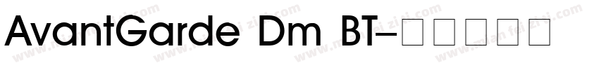 AvantGarde Dm BT字体转换